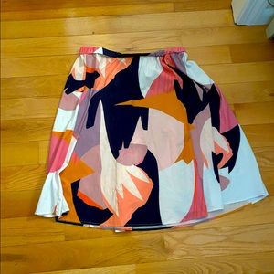 Shein Geometric Midi Skirt